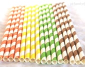 25 fall mix MiX PaPer Straws--- with Free Printable Flags Il_170x135