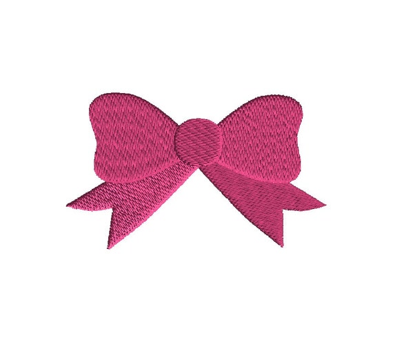 Bow Filled Stitch Machine Embroidery Design-INSTANT DOWNLOAD