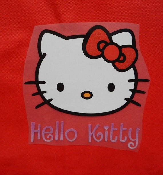 Hello Kitty IronOn Heat Transfer Decorate all the clothing