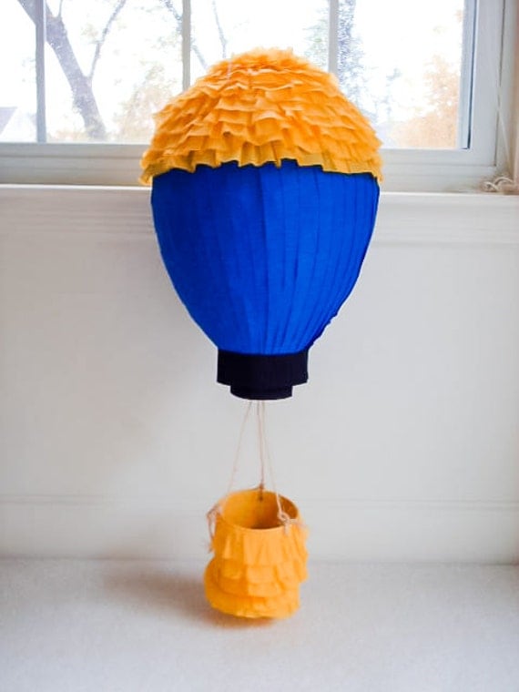 Hot Air Balloon Party Pinata by PinataParadise on Etsy