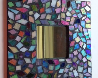 Mosaic Kit - Mirror - Make Your Own Stained Glass Mosaic Mirror