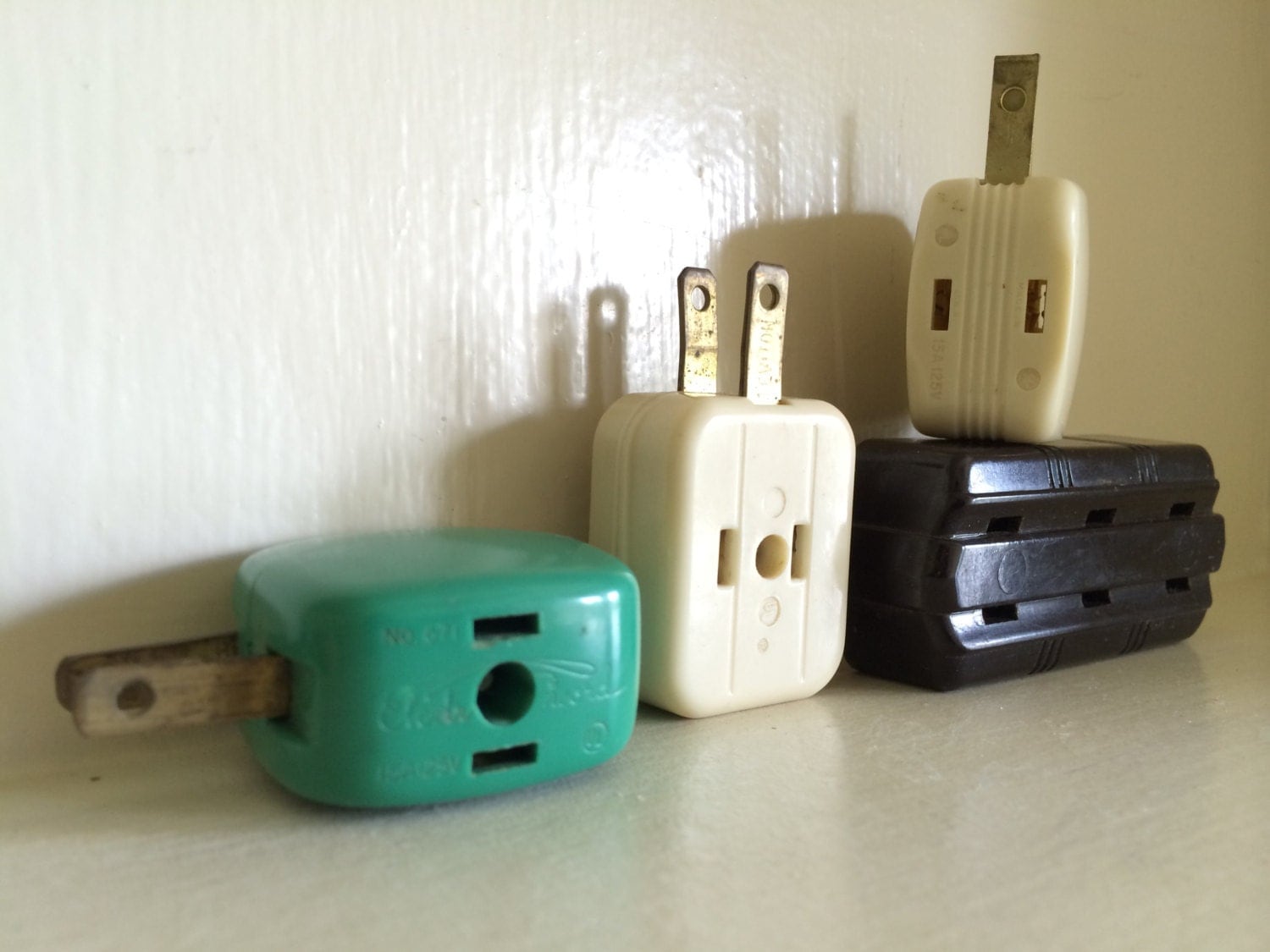 Vintage Electrical Plug 2 Prong Collection