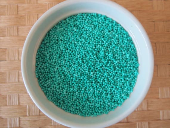 2oz Teal Sprinkle Nonpareils Cake Cupcake Decorations Il_570xn
