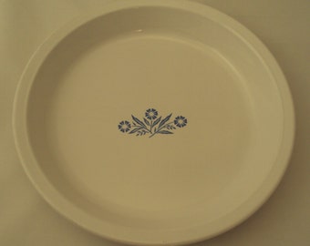 Vintage Corning Ware Blue Cornflower Pie Dish Pan Plate 9 Inch
