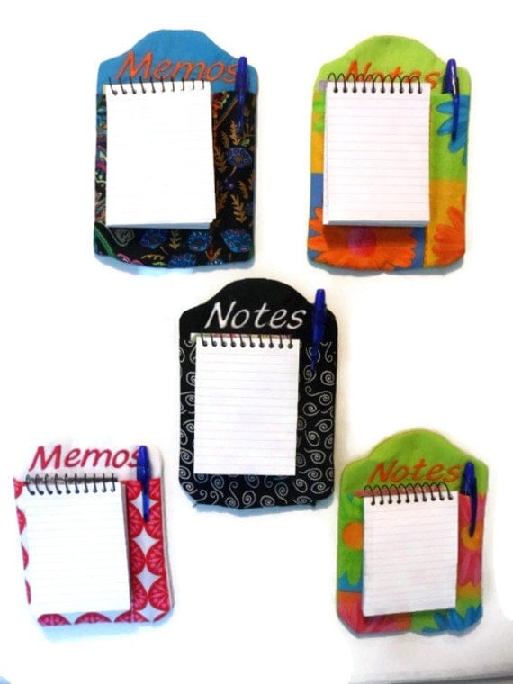 Note Pad Holder/ Refrigerator by TheQuiltHandler