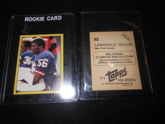 ROOKIE Lawrence Taylor 1982 Topps Football By AllNightGarageSale
