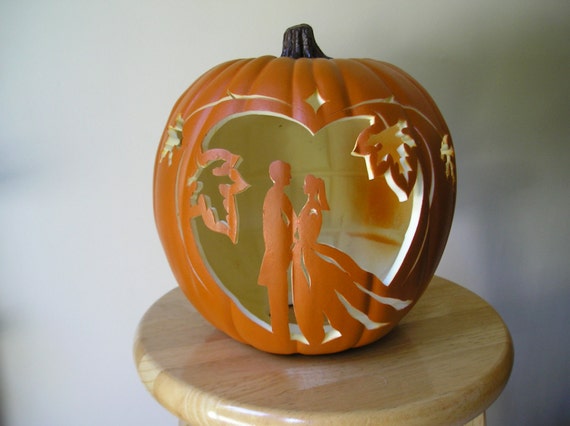 Fall Wedding Bride And Groom Carved By Purpleinkgraphics On Etsy