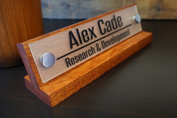 Personalized Desk Name Sign: Office Nameplate makes a by GaroSigns