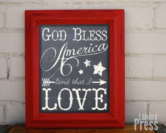 4th of July Printable - American Flag