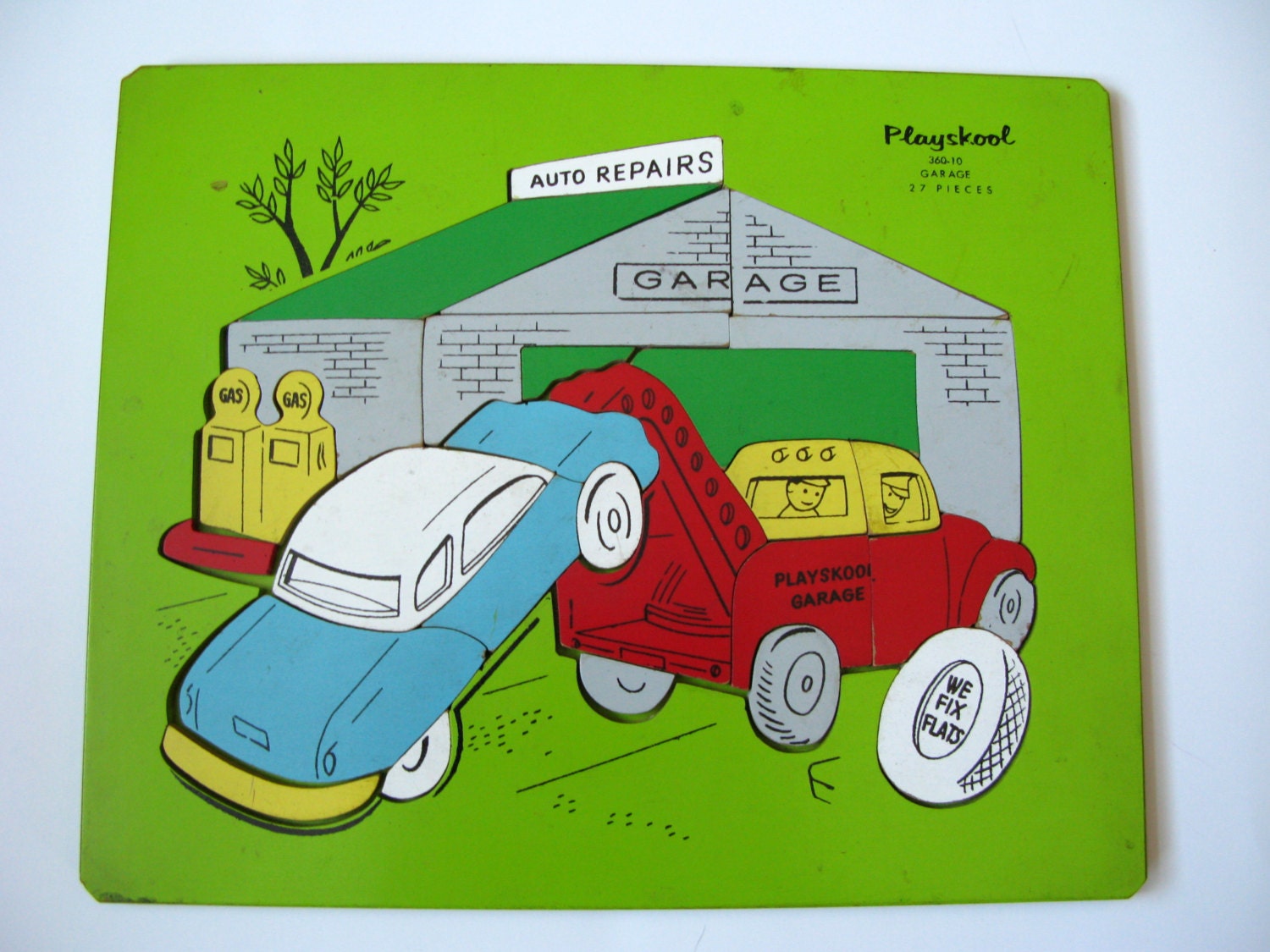 vintage playskool garage