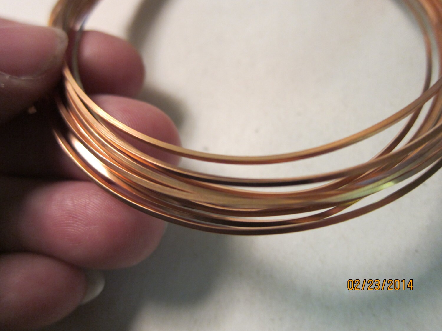 Square Copper Wire Bare Copper 1x1mm diameter 18 gauge