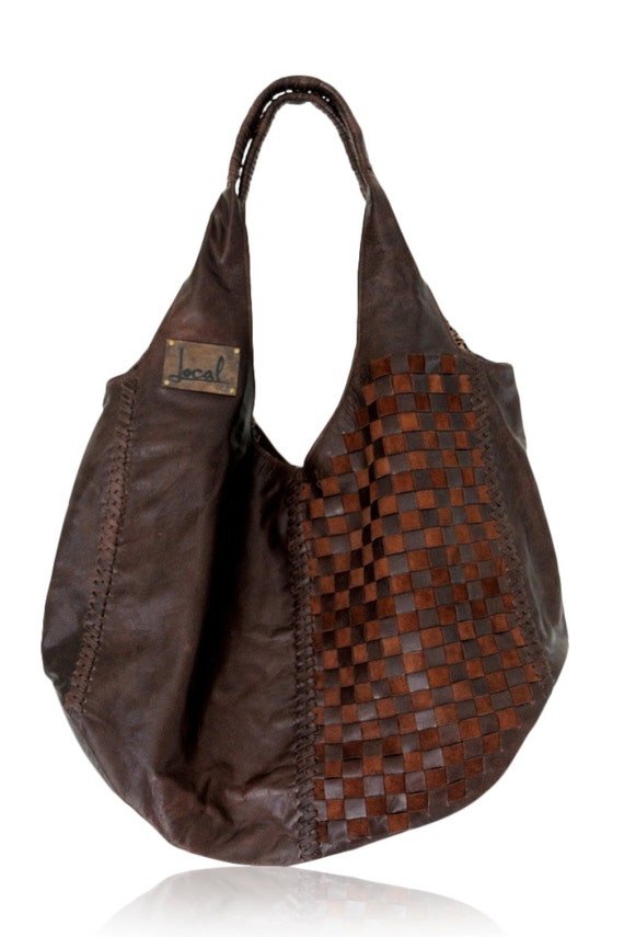 BELLA. Leather tote / leather shoulder bag / leather bag