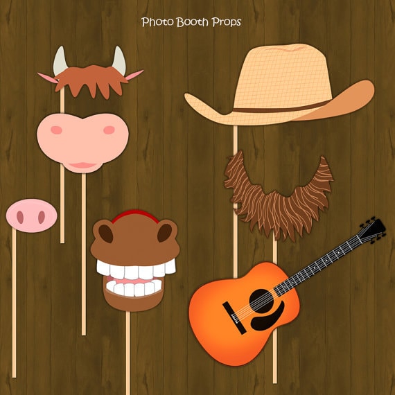 Barn Printable Photo Props Barnyard Farm by SplashboxPrintables