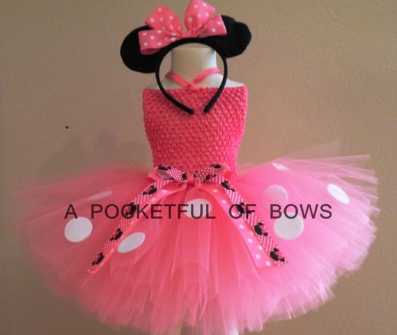 Minnie Mouse Tutu Dress, Toddler First Birthday