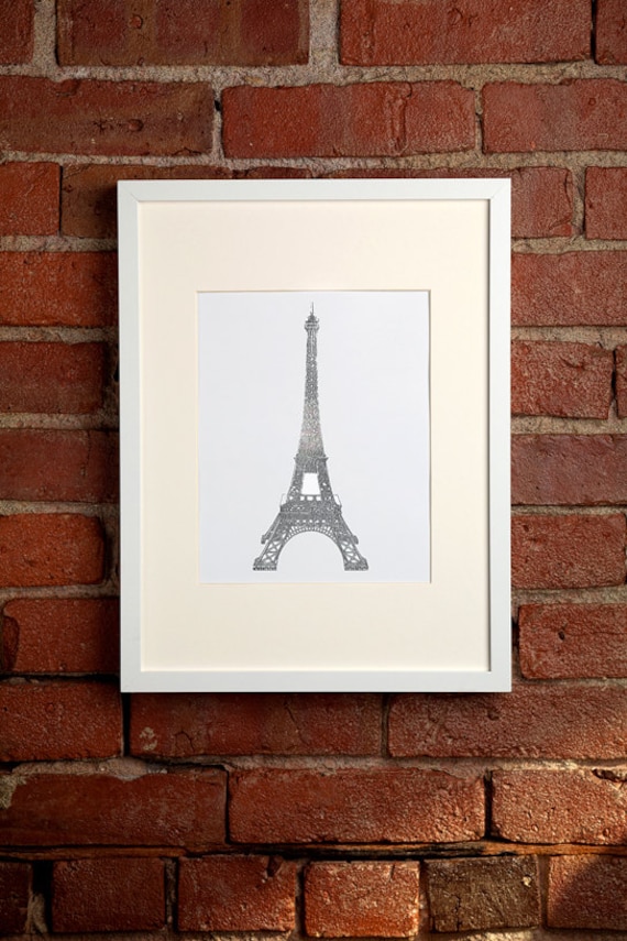 Items similar to Silver Eiffel Tower on Etsy
