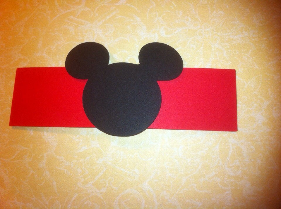 Mickey Mouse napkin wraps