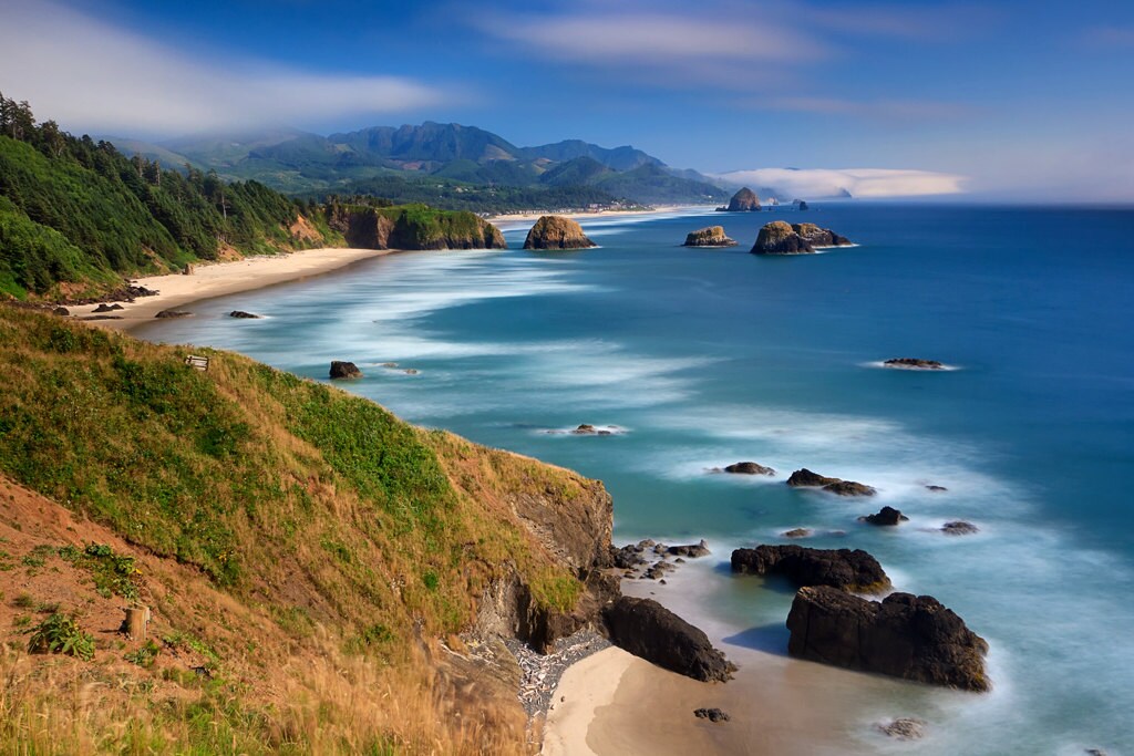 Large Beach Photography Cannon Beach Oregon Coast by klgphoto