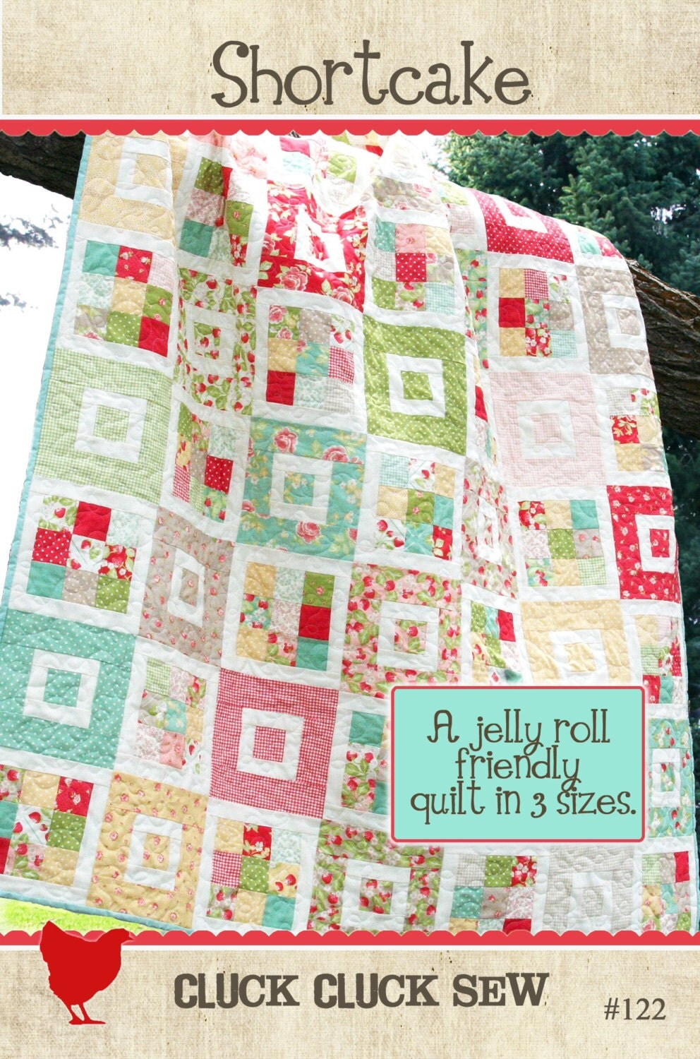 Cluck Cluck Sew Shortcake Quilt Pattern By By SewPerfectlyVintage