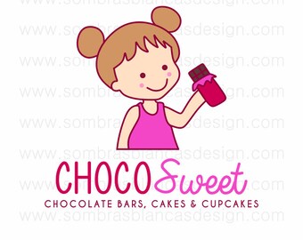 Logotipo prediseñado de un solo uso - Niño Chocolate