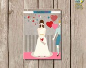 Valentine's Day Printable Card - Card for Boyfriend or Girlfriend- printable file - PDF Il_170x135
