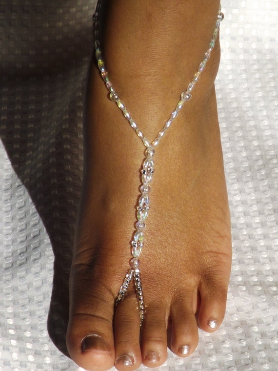 Foot Jewelry Barefoot Sandals Foot Sandles by SubtleExpressions