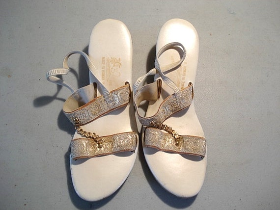 Ladies Sandals, Shoes, Vintage, Made In Hawaii , Palm Trees, Size 8 ...