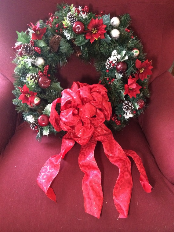 18 inch traditional christmas wreath 18 inch traditional christmas wreath