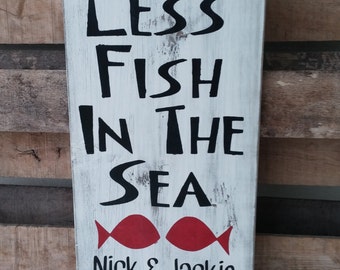Popular items for two less fish on Etsy