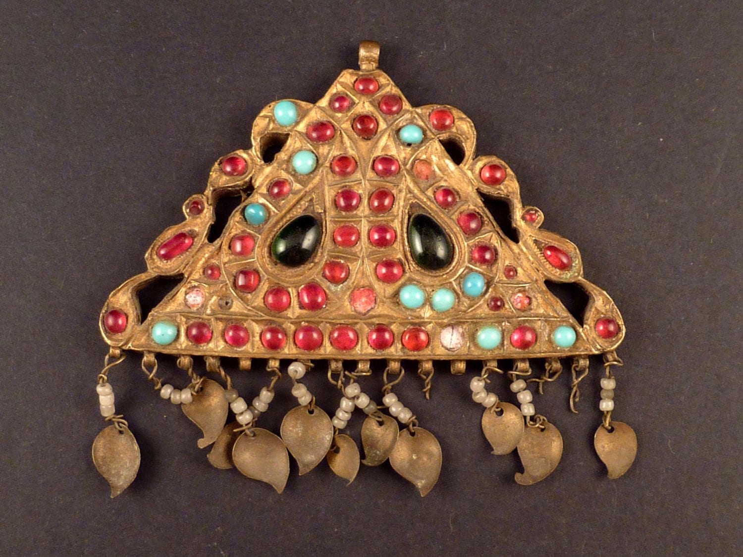 Kashmiri old pendant from India old indian jewelry tribal