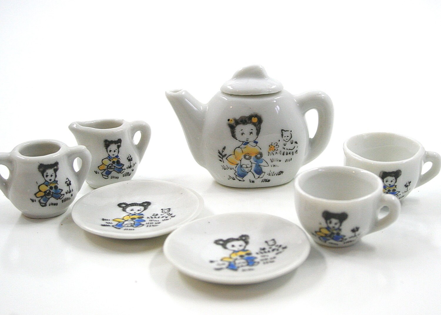 vintage miniature tea sets