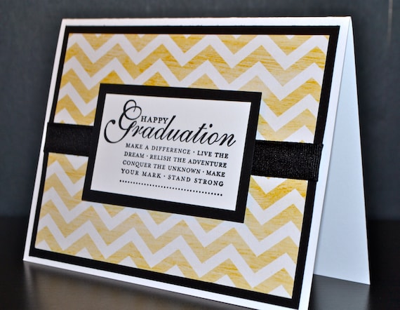 Handmade Graduation Card Stampin Up Card by LizzyJaneBoutique