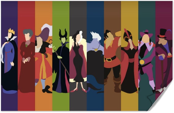 Disney Villians Poster