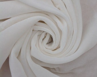 Silk Velvet, Silk Devore, Silk Fabric, Neutral Fabric, Undyed Fabric
