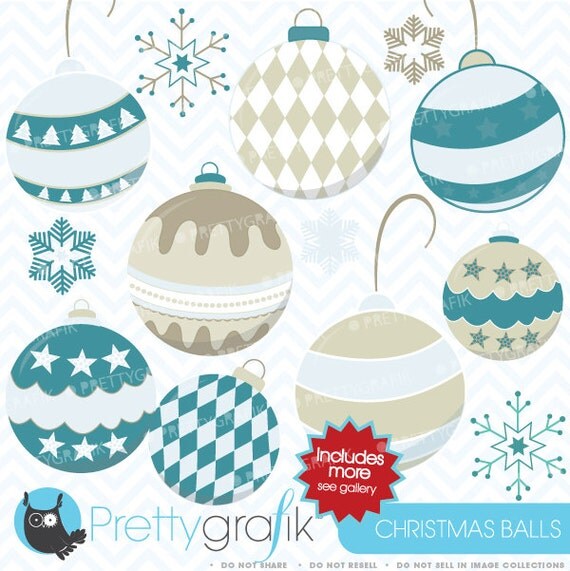 80% 0FF SALE christmas balls clipart commercial use, vector graphics, digital clip art, digital images - CL435 Il_570xn
