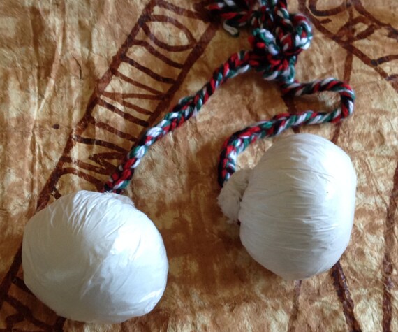 Maori Costume Poi Balls by TiareOPatitifa on Etsy