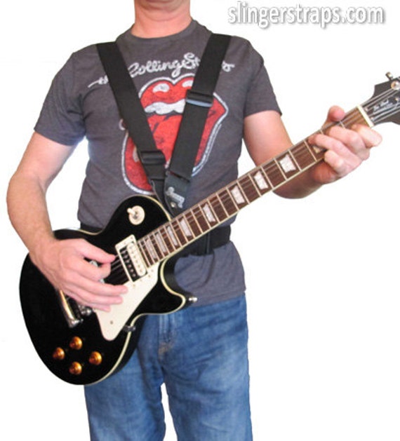 Guitar Strap Harness that Reduces the Weight of by SlingerStraps