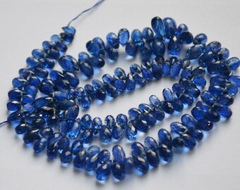 1/2 Strand Natural AAA Kyanite Drops Faceted