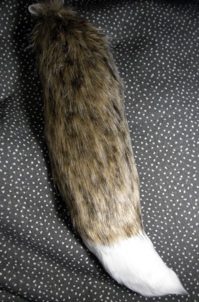 CUSTOM 23in Two Tone/Tipped Costume Wolf Tail