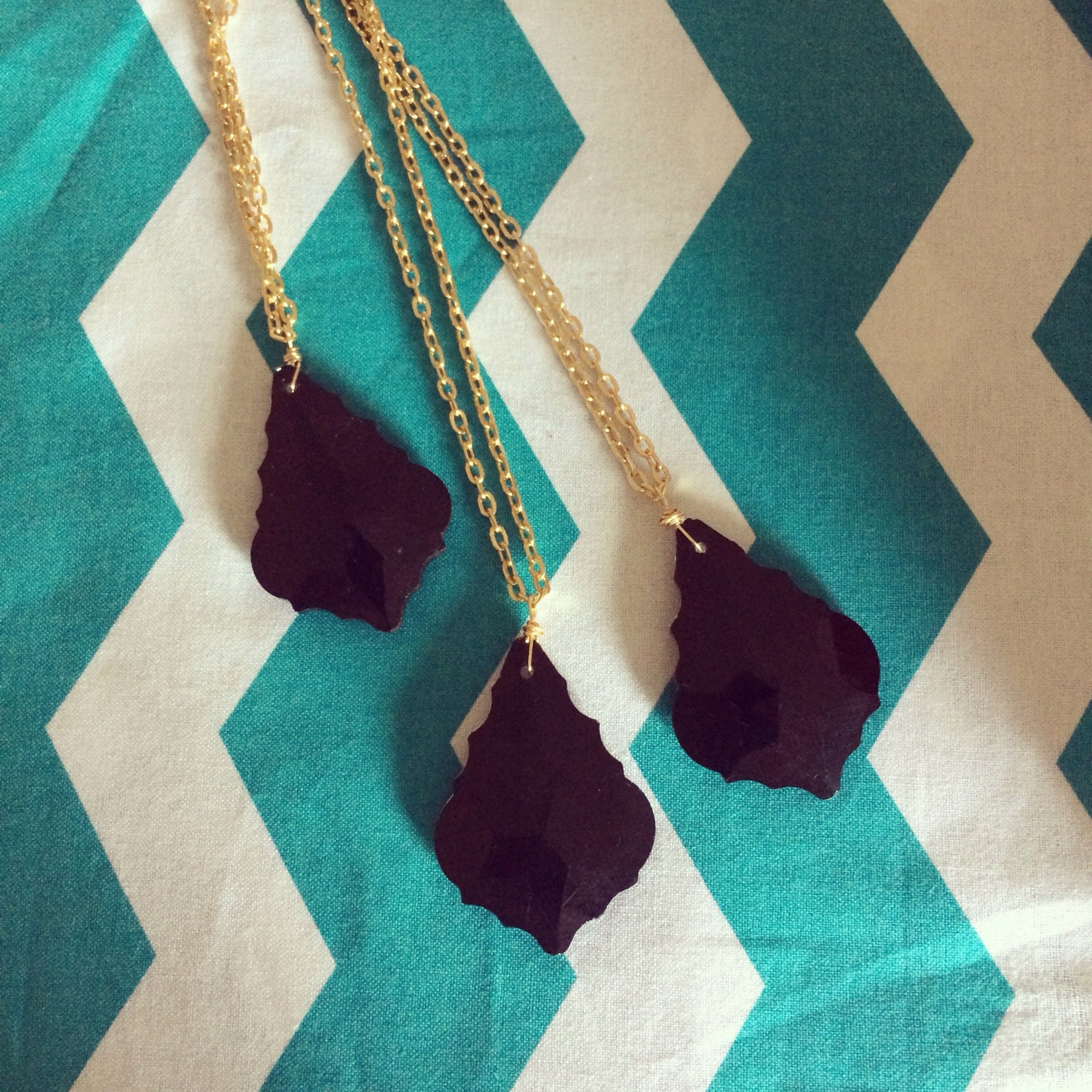 Glass pendant necklace by HandMadeDivas on Etsy