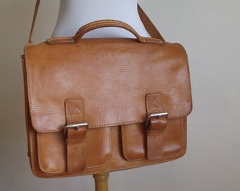 Lizard Leather Handbag 50s.// Vintage Lizard by DanielaDavid