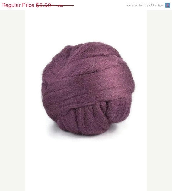 SALE Merino wool  19 micron: Purple(superfine)