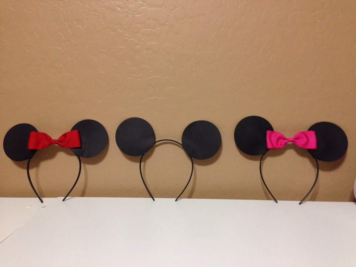 Mickey Mouse Minnie Mouse Ears Headband Disney Birthday Party 7322