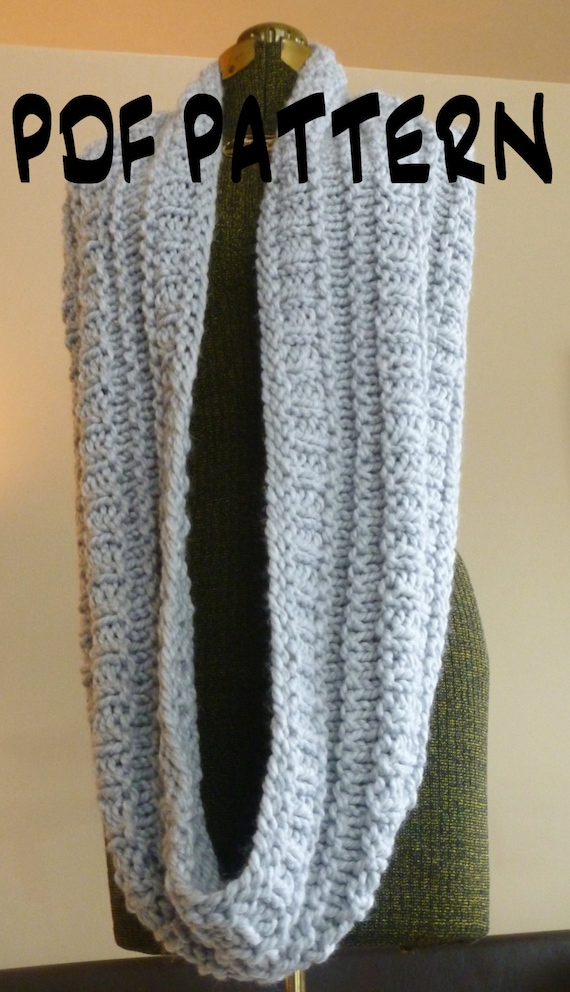 INSTANT DOWNLOAD Knitting PATTERN The Huntress Cowl, Knitted Cowl Wrap Patter...
