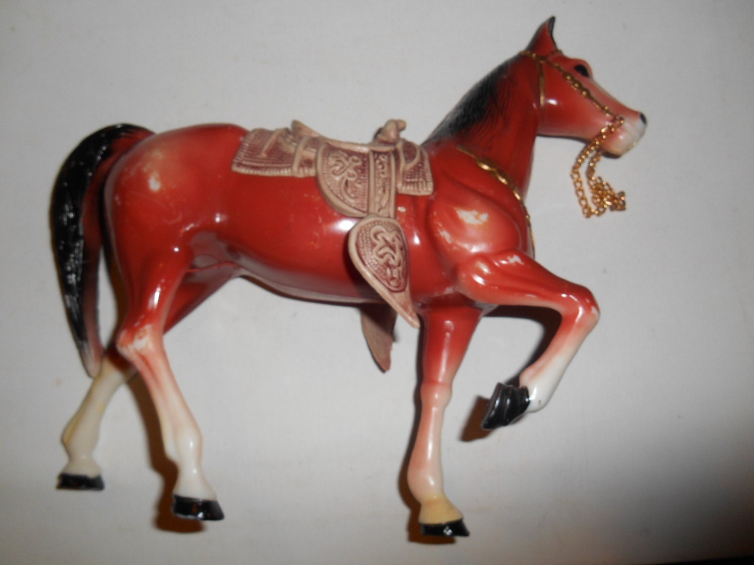 vintage plastic horses