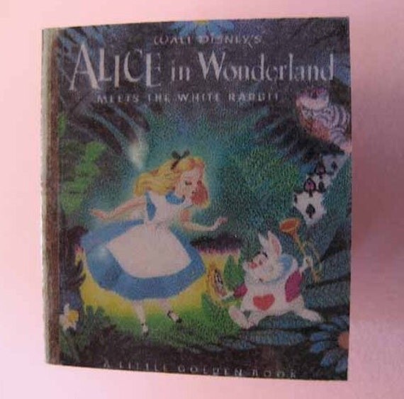 Children's Book Alice in Wonderland Meets the White Rabbit