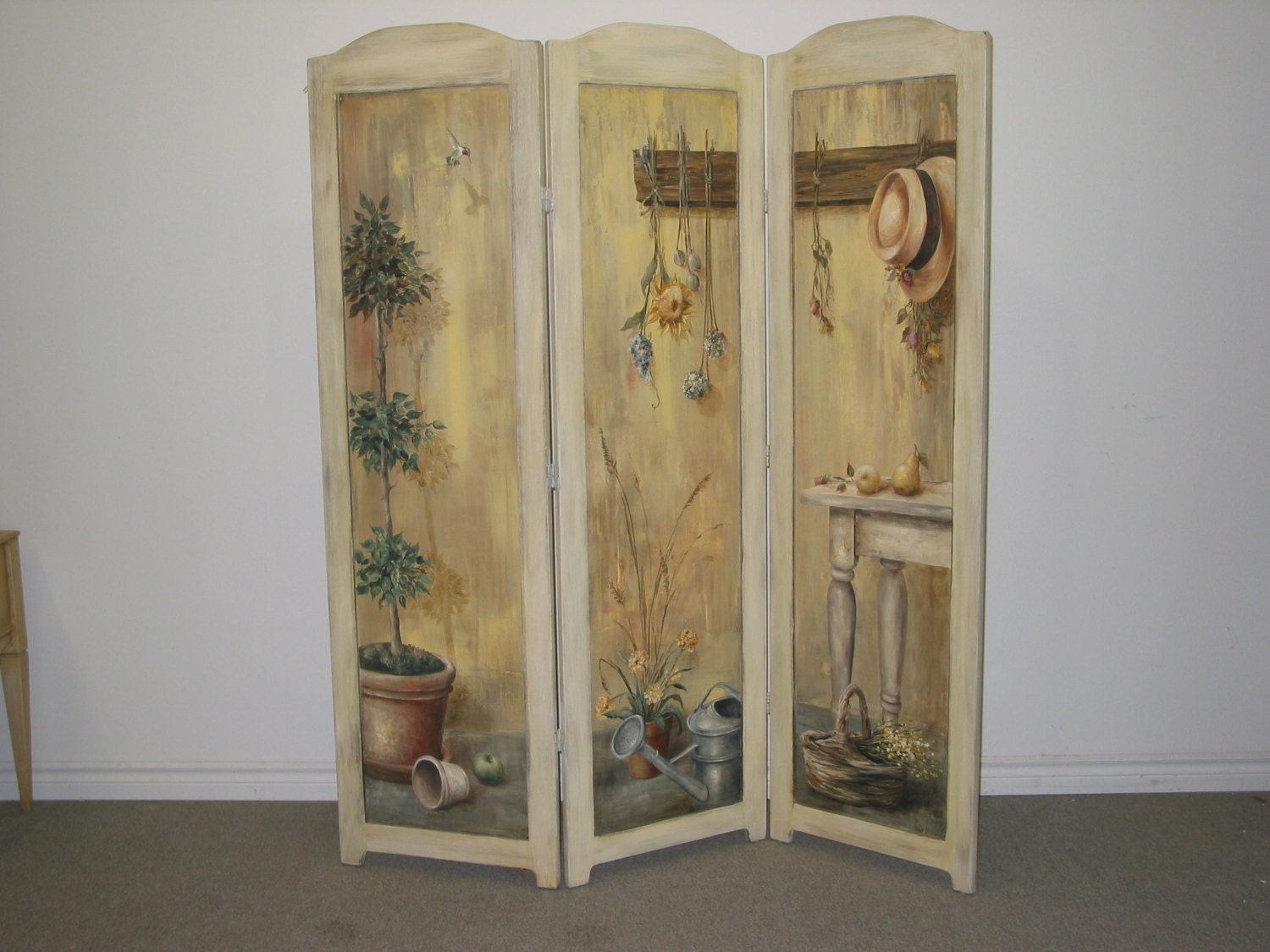 Art / Screen / Devider / Room Divider / Hand Painted Divider