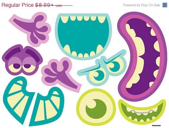 SUMMER SALE Create your Monsters University Monsters Edible Image Cake Topper Il_570xn