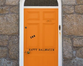 Halloween Door Decals - Halloween Fabric Door Decals