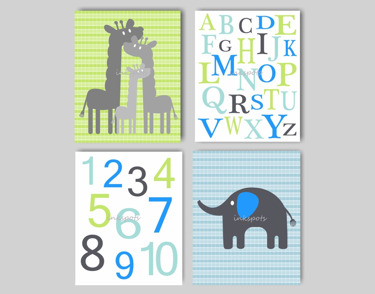 elephant nursery bedding