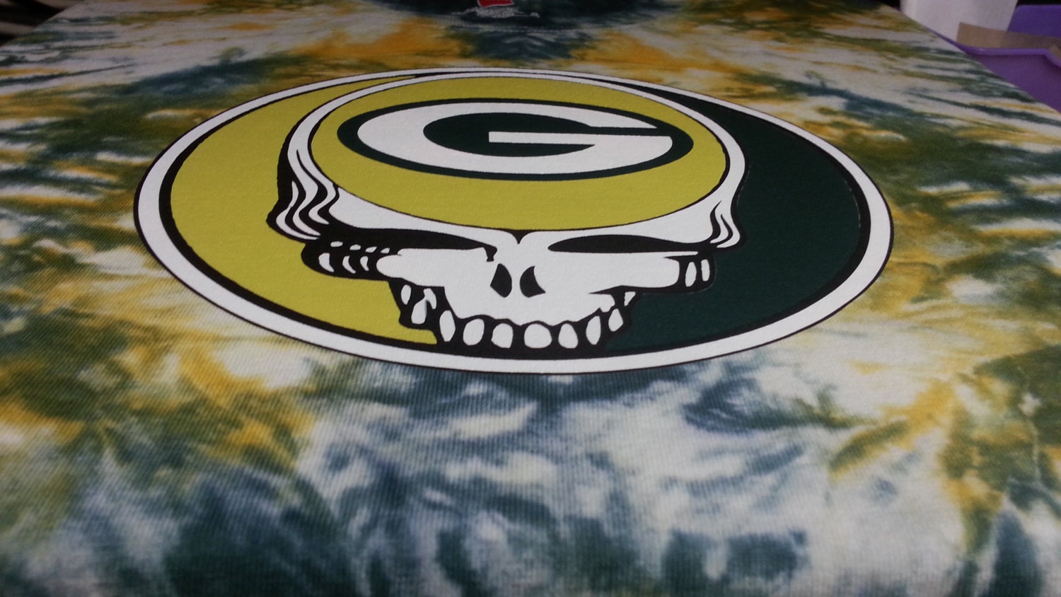 Steal Your Packers Custom Dye XXL Grateful Dead style Lot